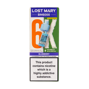 Blueberry BM6000 Prefilled Pod + Refill by Lost Mary
