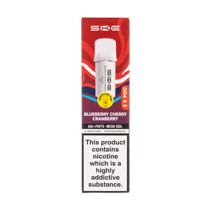 Blueberry Cherry Cranberry Crystal 600 Pro Prefilled Pods by SKE