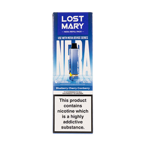 Blueberry Cherry Cranberry Nera 15k Prefilled Pod + Refill by Lost Mary