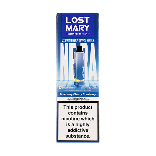 Blueberry Cherry Cranberry Nera 15k Prefilled Pod + Refill by Lost Mary