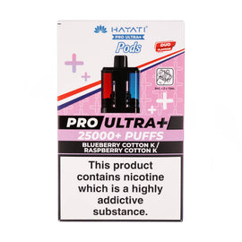 Blueberry Cotton K/Raspberry Cotton K Pro Ultra 25k Prefilled Pod + Refill by Hayati