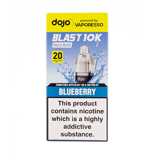 Blueberry Dojo Blast 10K Prefilled Pod + Refill by Vaporesso