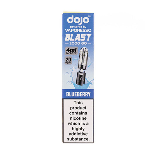 Blueberry Dojo Blast 2000 Go Prefilled Pod + Refill by Vaporesso