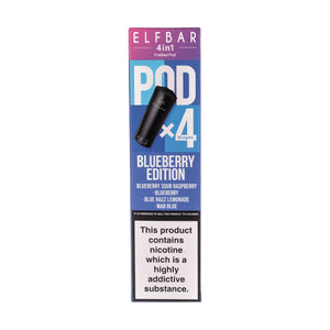 Blueberry Edition 4 in 1 Prefilled Pods by Elf Bar - 4 Pack