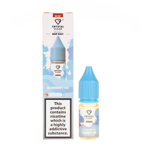 Blueberry Ice Nic Salt E-Liquid by Crystal Clear