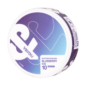 Blueberry Ice Nicotine Pouches by V&You NXT Edition