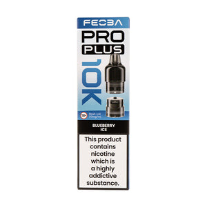 Blueberry Ice Plus 10K Prefilled Pod + Refill by Feoba