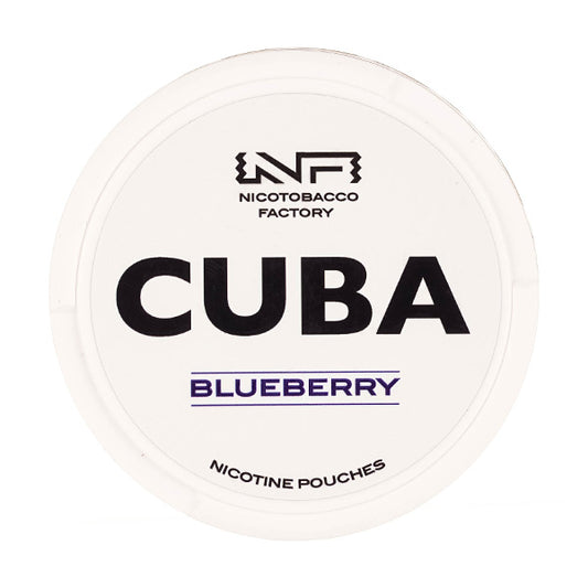 Blueberry Nicotine Pouches by Cuba White