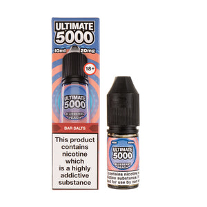 Blueberry Peach Nic Salt E-Liquid by Ultimate 5000 Bar Salt