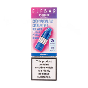 Blueberry Plus50 Prefilled Pod + Refill by Elf Bar