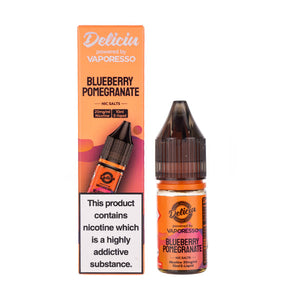 Blueberry Pomegranate Nic Salt E-Liquid by Deliciu V2