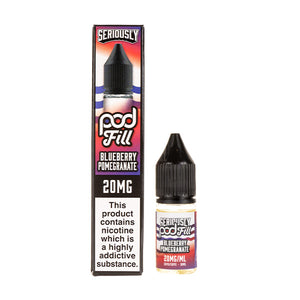 Blueberry Pomegranate Nic Salt E-Liquid by Seriously Pod Fill