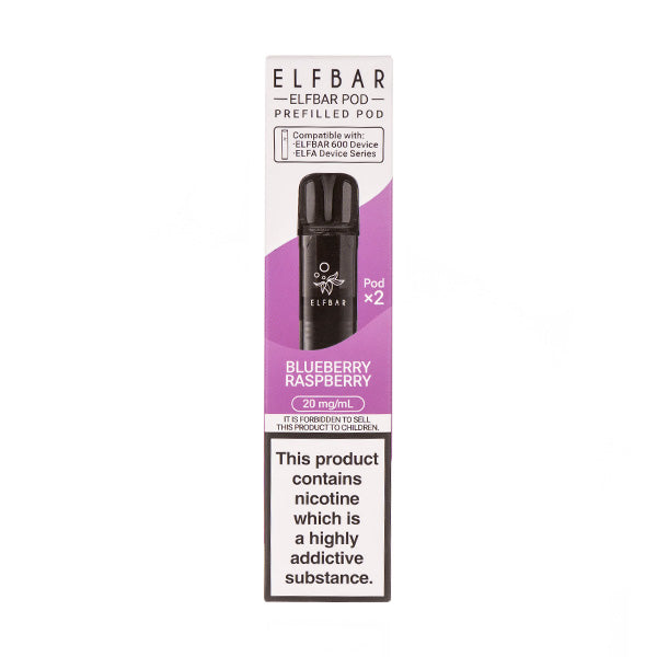 Blueberry Raspberry ELFBAR 600 Prefilled Pods 20mg
