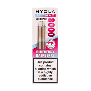 Blueberry Raspberry Pro Max 8000 Prefilled Pod + Refill by Hyola
