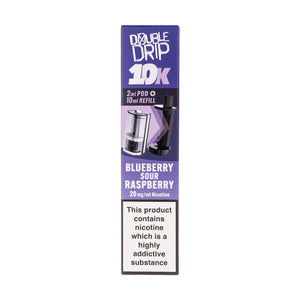 Blueberry Sour Raspberry 10k Prefilled Pod + Refill by Double Drip