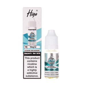 Blueberry Sour Raspberry Crystal Nic Salt E-liquid By Higo