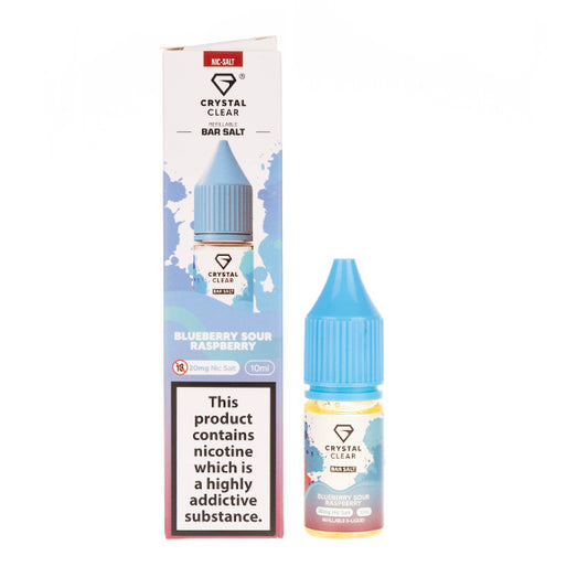 Blueberry Sour Raspberry Nic Salt E-Liquid by Crystal Clear