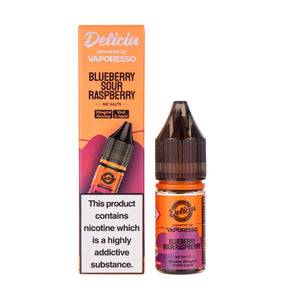 Blueberry Sour Raspberry Nic Salt E-Liquid by Deliciu V2