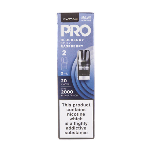 Blueberry Sour Raspberry Pro Prefilled Pods by Avomi