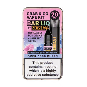 Zeus Juice Grab & Go Pod Kit Blueberry Sour Raspberry