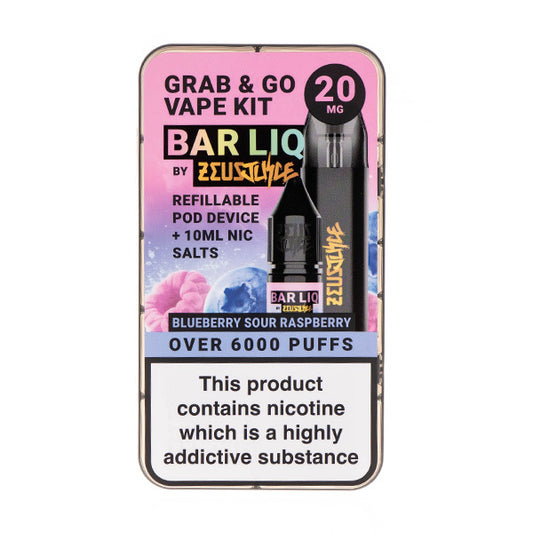 Zeus Juice Grab & Go Pod Kit Blueberry Sour Raspberry