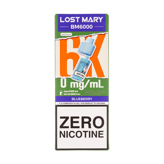 Blueberry BM6000 Prefilled Pod + Refill by Lost Mary