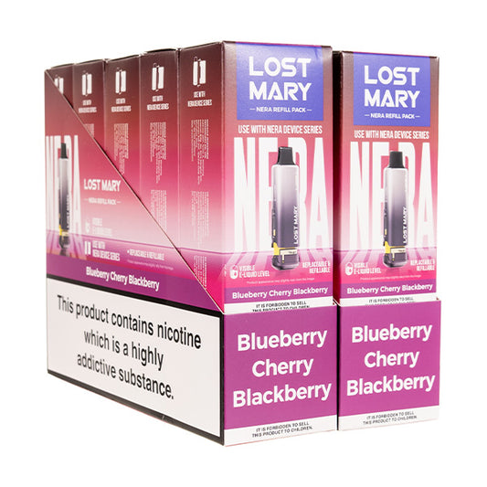 Lost Mary Nera 15k Prefilled Pod + Refill [Box of 10] - Blueberry Cherry Blackberry