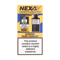 Blueberry Cherry Cranberry Crush 10K Prefilled Pod + Refill by Nexay