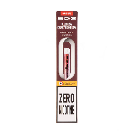 SKE Crystal Bar 600 Zero Nicotine Prefilled Pod Kit - Blueberry Cherry Cranberry