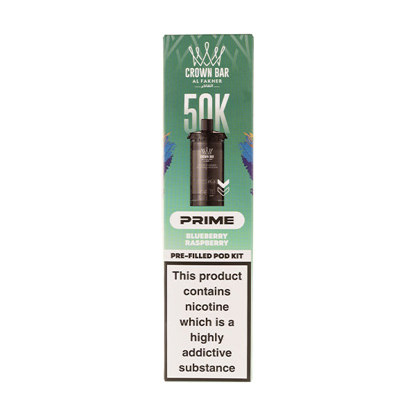 AL FAKHER Blueberry Raspberry 50K Hypermax Prime Prefilled Pod + Refill by Al Fakher product image