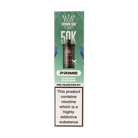 Blueberry Raspberry 50K Hypermax Prime Prefilled Pod + Refill by Al Fakher