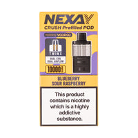 Blueberry Sour Raspberry Crush 10K Prefilled Pod + Refill by Nexay