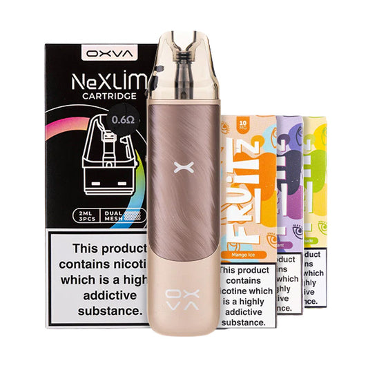 OXVA NeXlim Go Pod Kit Bundle Sahara Brown