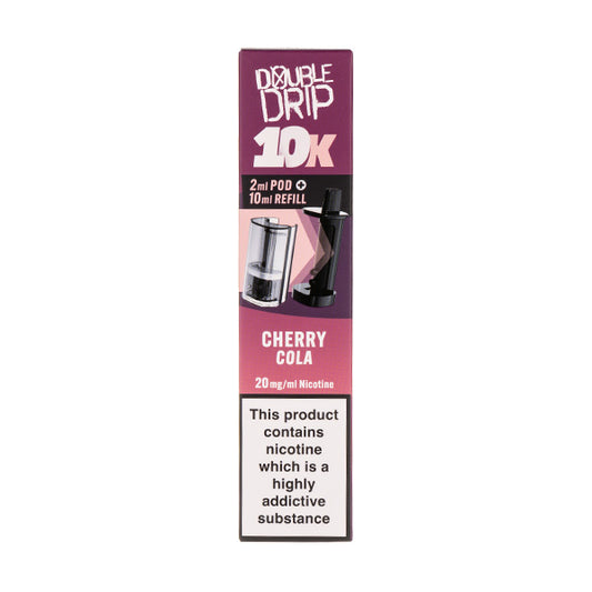 Cherry Cola 10k Prefilled Pod + Refill by Double Drip