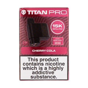 Cherry Cola Pro 15K Prefilled Pod + Refill by Titan
