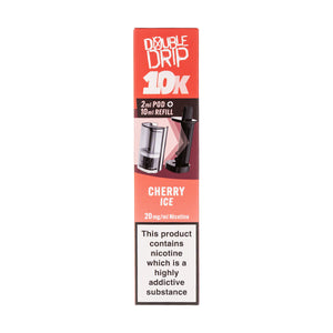 Cherry Ice 10k Prefilled Pod + Refill by Double Drip