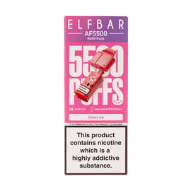 Cherry Ice AF5500 Prefilled Pod + Refill by Elf Bar