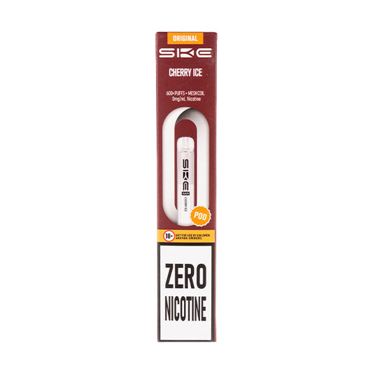 Cherry Ice Crystal Bar 600 Zero Nicotine Prefilled Pods by SKE