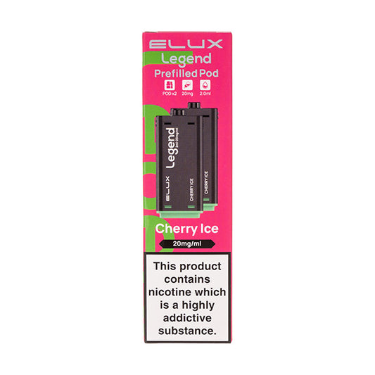 Cherry Ice Legend 1500 Prefilled Pods by Elux