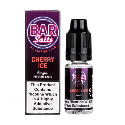 Cherry Ice Nic Salt E-Liquid by Vampire Vape Bar Salts