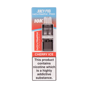 Cherry Ice Novamax 10k Prefilled Pod + Refill by Juicy Pod