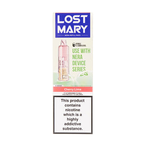 Cherry Lime Nera 15k Prefilled Pod + Refill by Lost Mary