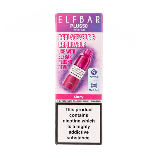 Cherry Plus50 Prefilled Pod + Refill by Elf Bar