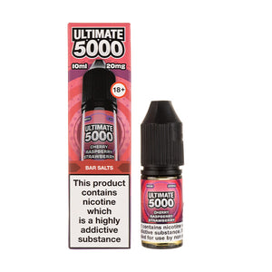 Cherry Raspberry Strawberry Nic Salt E-Liquid by Ultimate 5000 Bar Salt