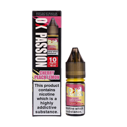 lemonade vape juice Cherry Peach Lemonade Nic Salt E-Liquid by Oxva Ox Passion