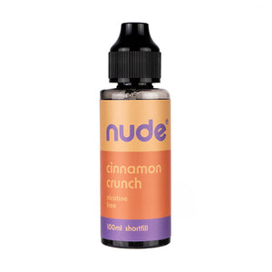 Nude 100ml Shortfill E-Liquid Cinnamon Crunch