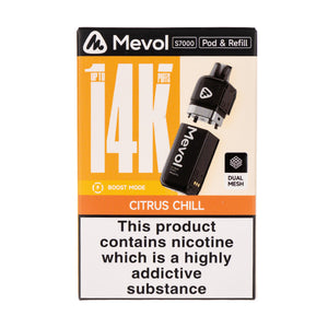 Citrus Chill S7000 Prefilled Pod + Refill by Mevol