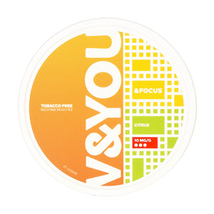 Citrus &Focus Nicotine Pouches by V&YOU
