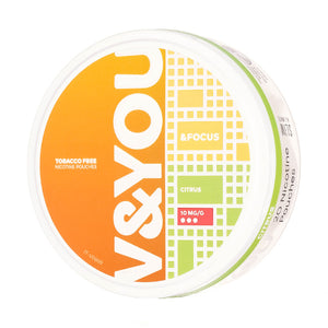 Citrus &Focus Nicotine Pouches by V&YOU