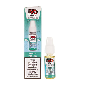 Classic Menthol Nic Salt E-Liquid by IVG Pro Salts